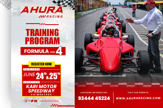 Formula car racing training program